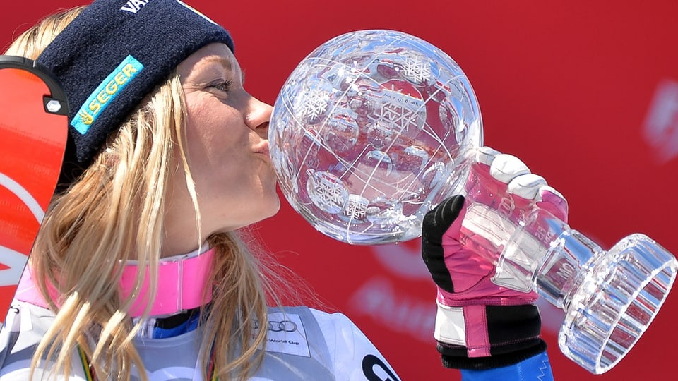 Frida Hansdotter (SWE) e la rucla, sia rucla da la coppa mundiala da slalom. 