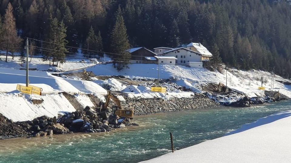 Il schlargiament dal flum sin territori Austriac