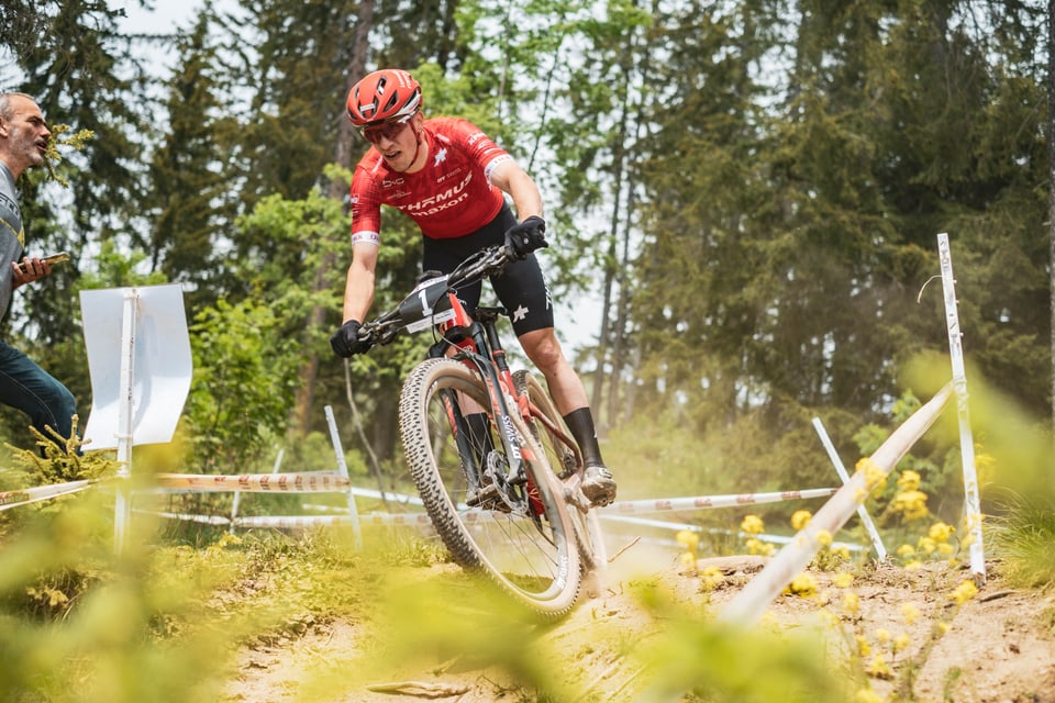 Vital Albin an der Schweizermeisterschaft Mountainbike