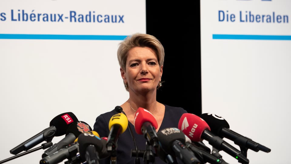 La politicra Karin Keller-Sutter.