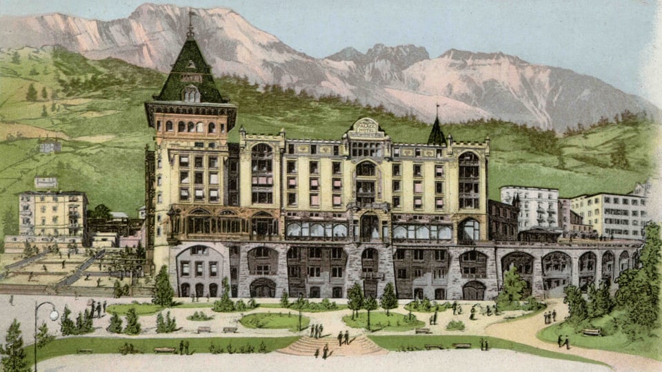L'hotel Badurtt's Palace enturn l'onn 1910.