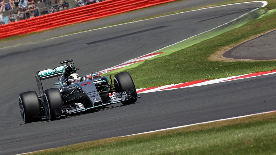auto da furmla 1 a Silverstone