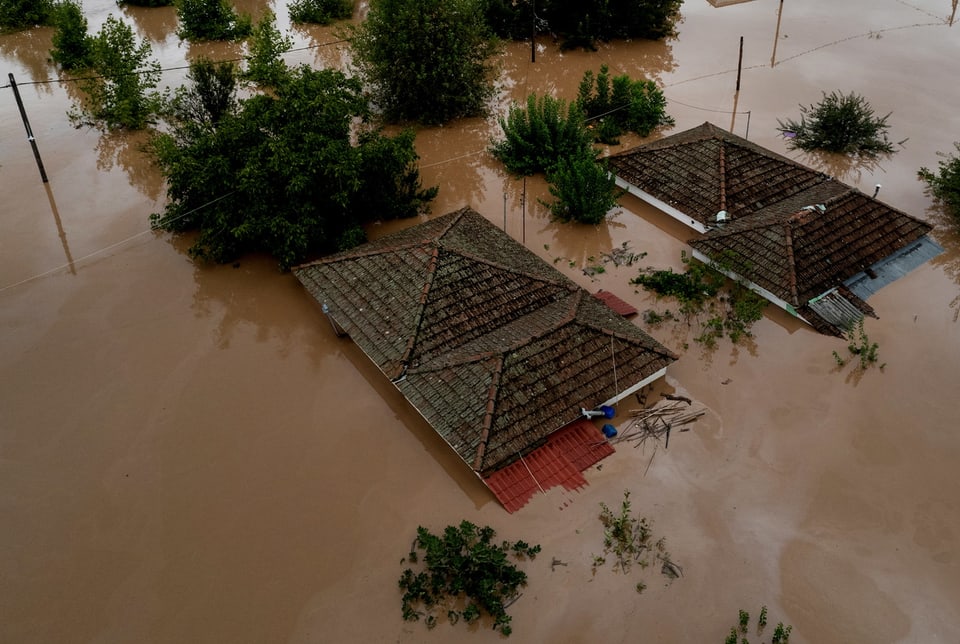 Überschwemmung in Griechenland