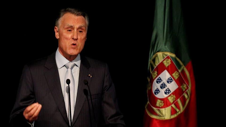 Il president porturgais Aníbal Cavaco Silva.