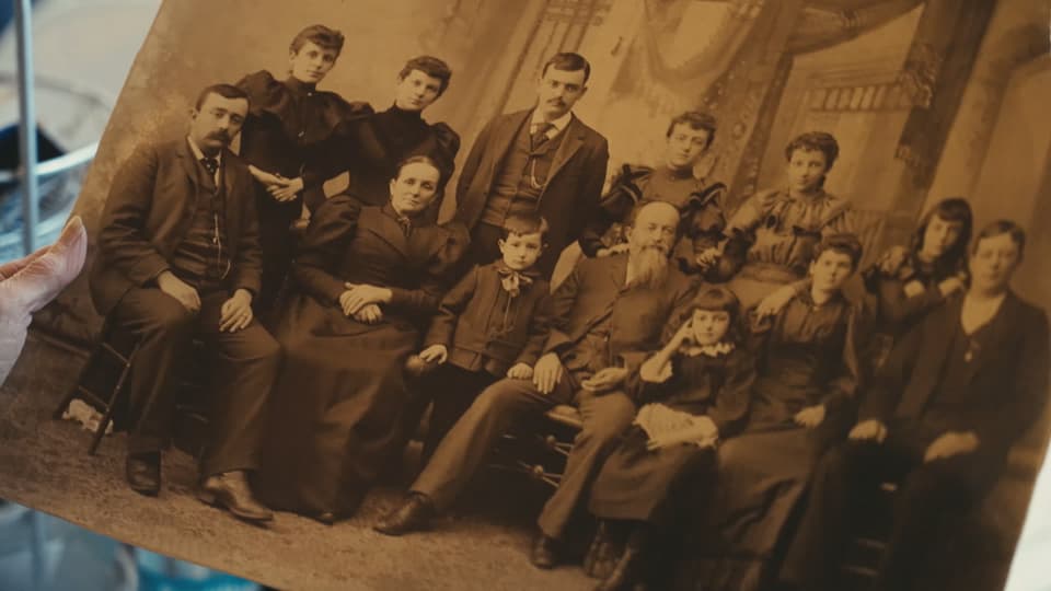 Die Familie Joseph und Mary Wolf aus Trun, di 1850 nach Stillwater auswanderte.