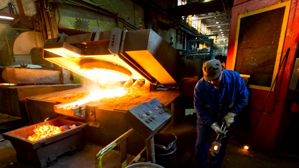 L’industria da metal vegn stimada mender il november ch’anc l'october. 