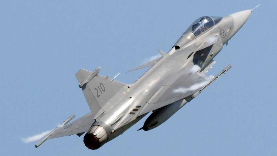 In aviun dal tip Gripen.