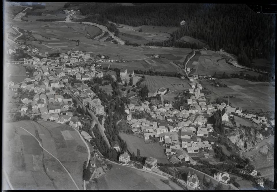 Luftaufnahme von Schol 1947