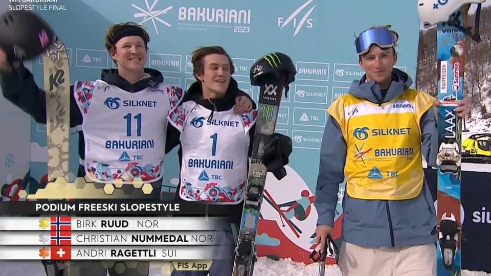 Andri Ragettli gewinnt die Bronzemedaille 