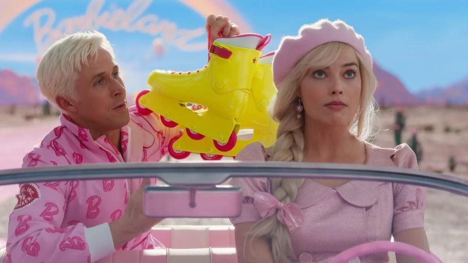 Barbie Film Ken and Barbie im Auto