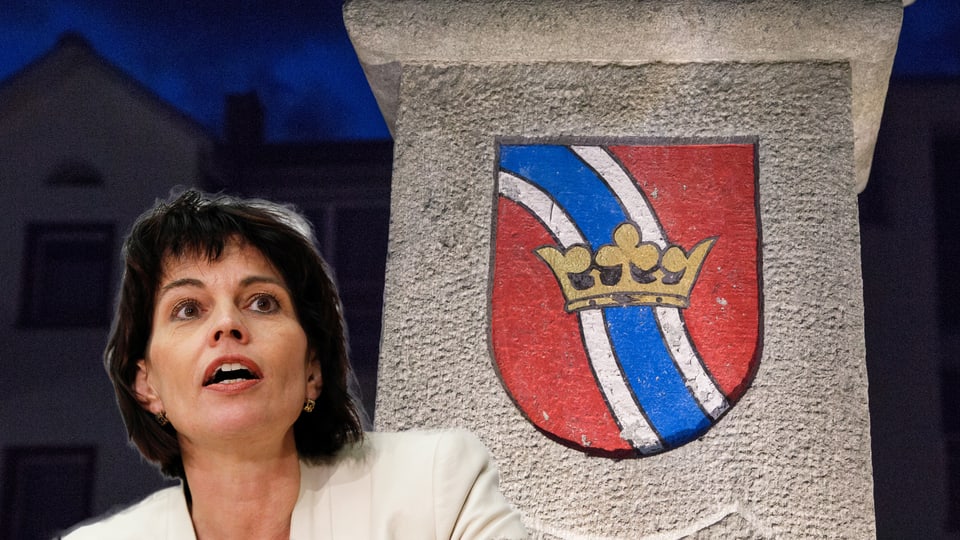 La presidenta da la Confederaziun vegn a Glion.