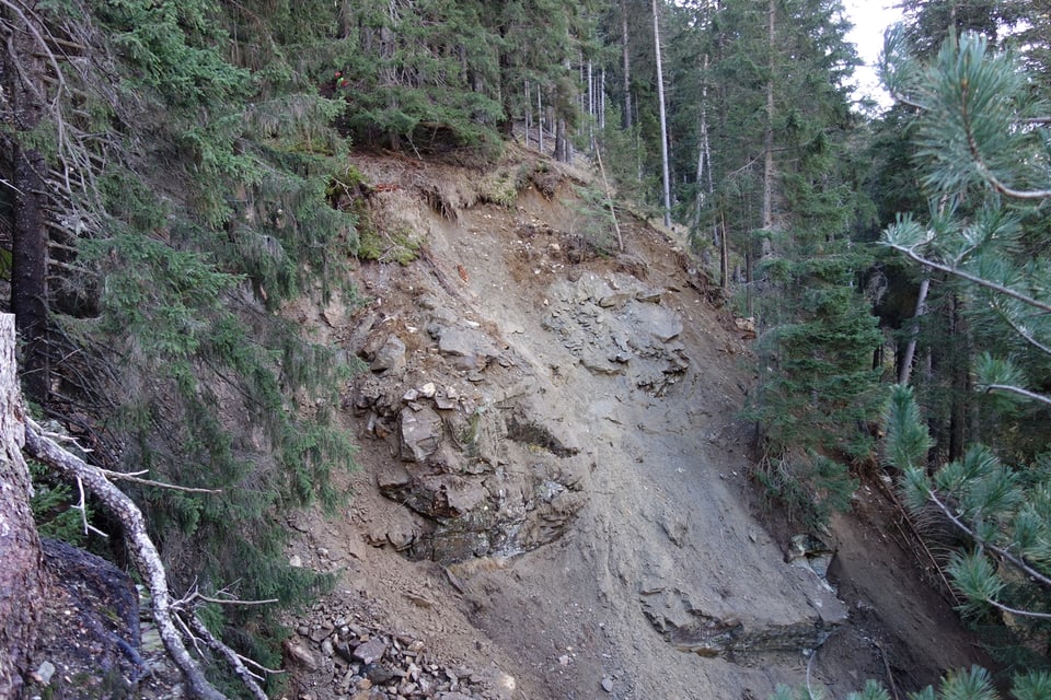 Steinschlag im Puschlav