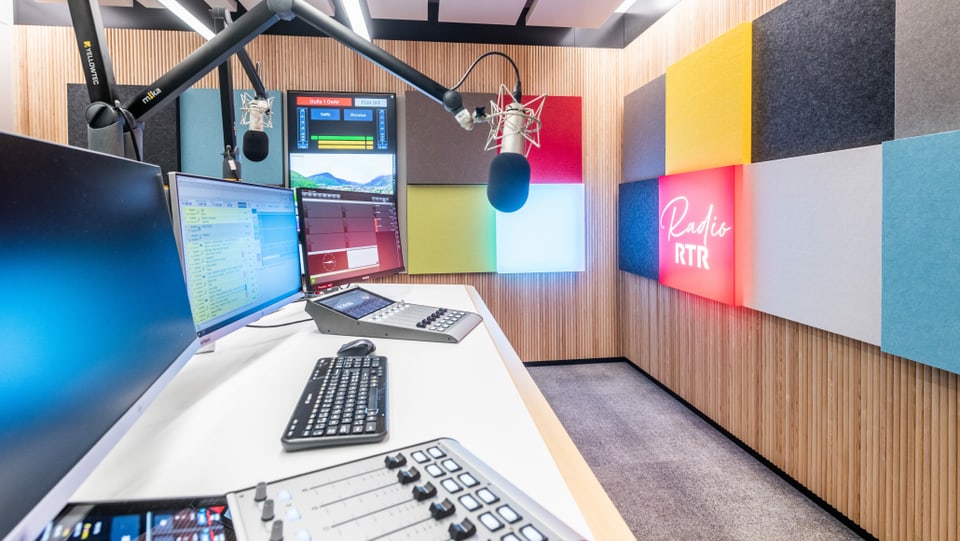 Studio da radio RTR Studio da radio RTR