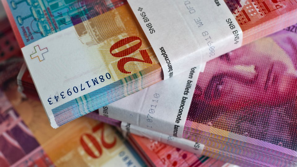 Bancnotas actualas da 20 francs.
