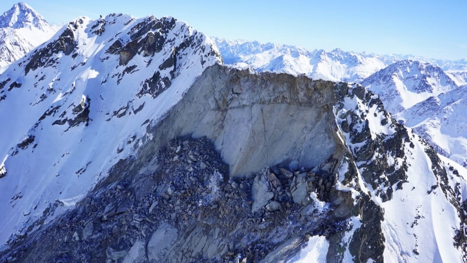 Maletg dal grip dal Flüela Wisshorn