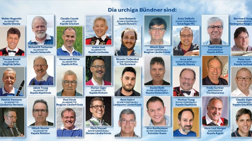 Bündner helfen Bündnern La cuverta dal disc