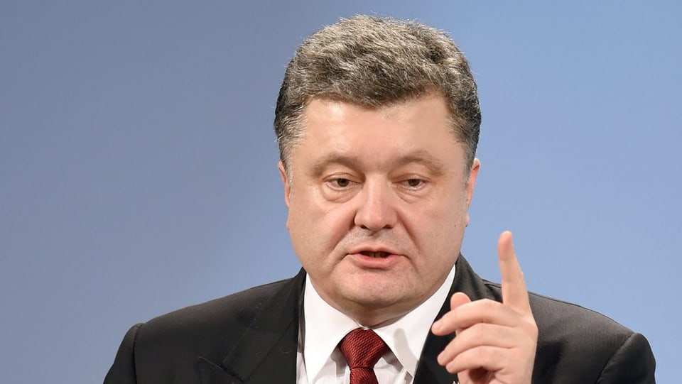 Il president da l'Ucraina, Petro Poroschenko.