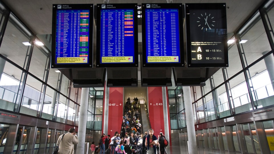 Bunamain 26’300'000 passagiers En in onn ha la plazza aviatica a Turitg var 26’281’228 passagiers