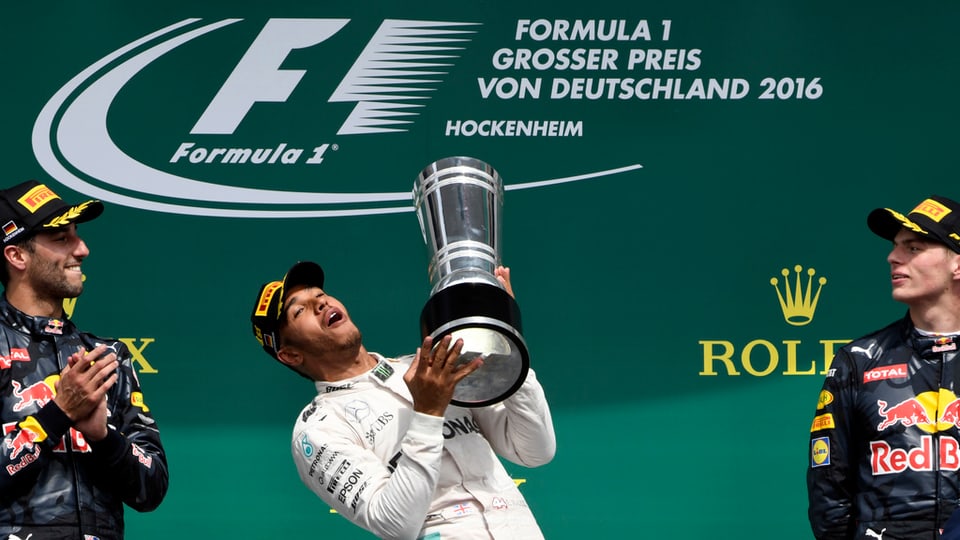 Il podest al GP da la Germania. 