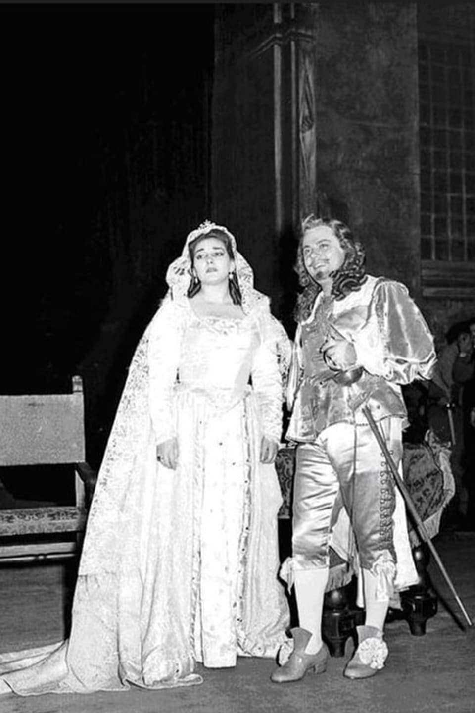 Maria Callas e Valiano Natali en il 1953