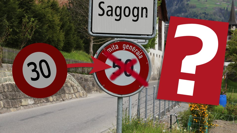 Betg tuts en intgantads da tempo 30 tras Sagogn.