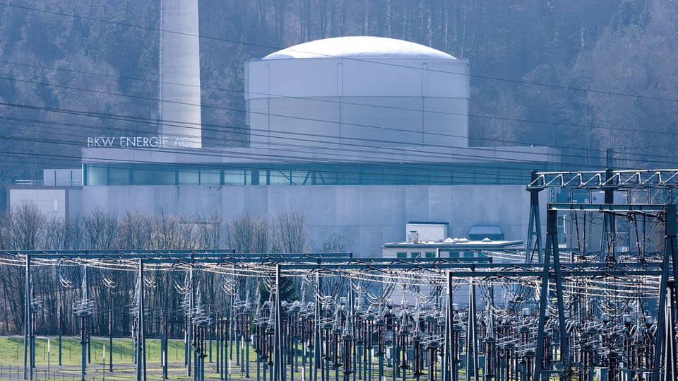 Purtret da l'ovra atomara da Mühleberg